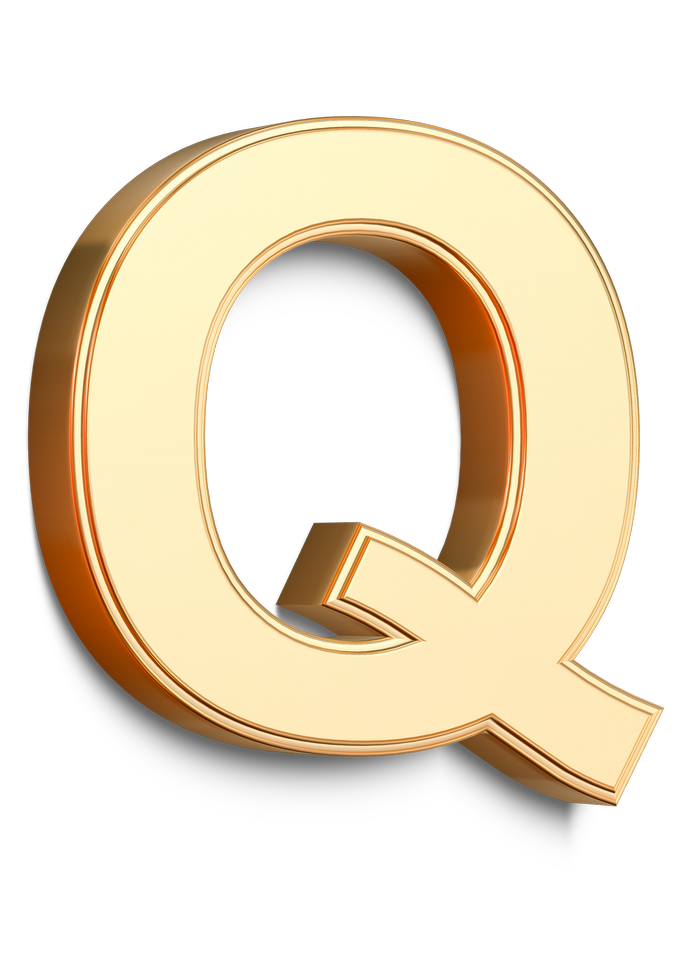 —Pngtree—3d letter q golden luxury 5949334 Copy